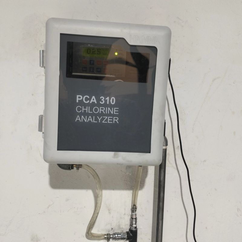 instalation and trial Done, chlorine analyzer in factory Cikande area