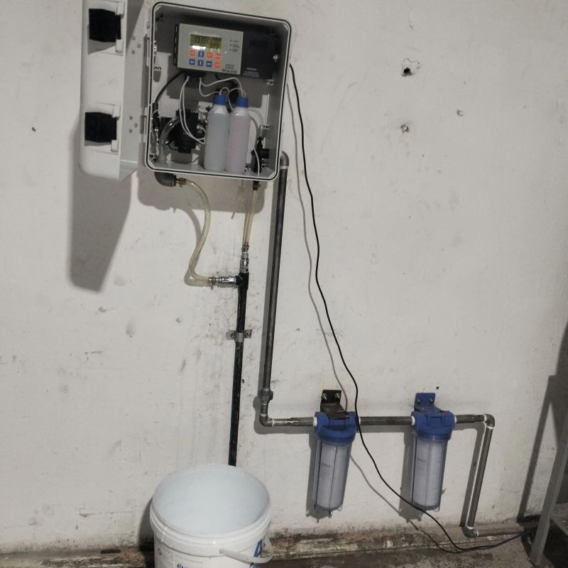 instalation and trial Done, chlorine analyzer in factory Cikande area